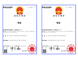 35类商标证书